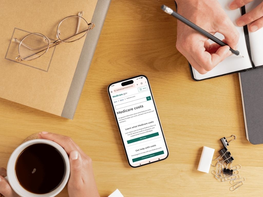 A phone on a desk - How you can plan financially with Medicare